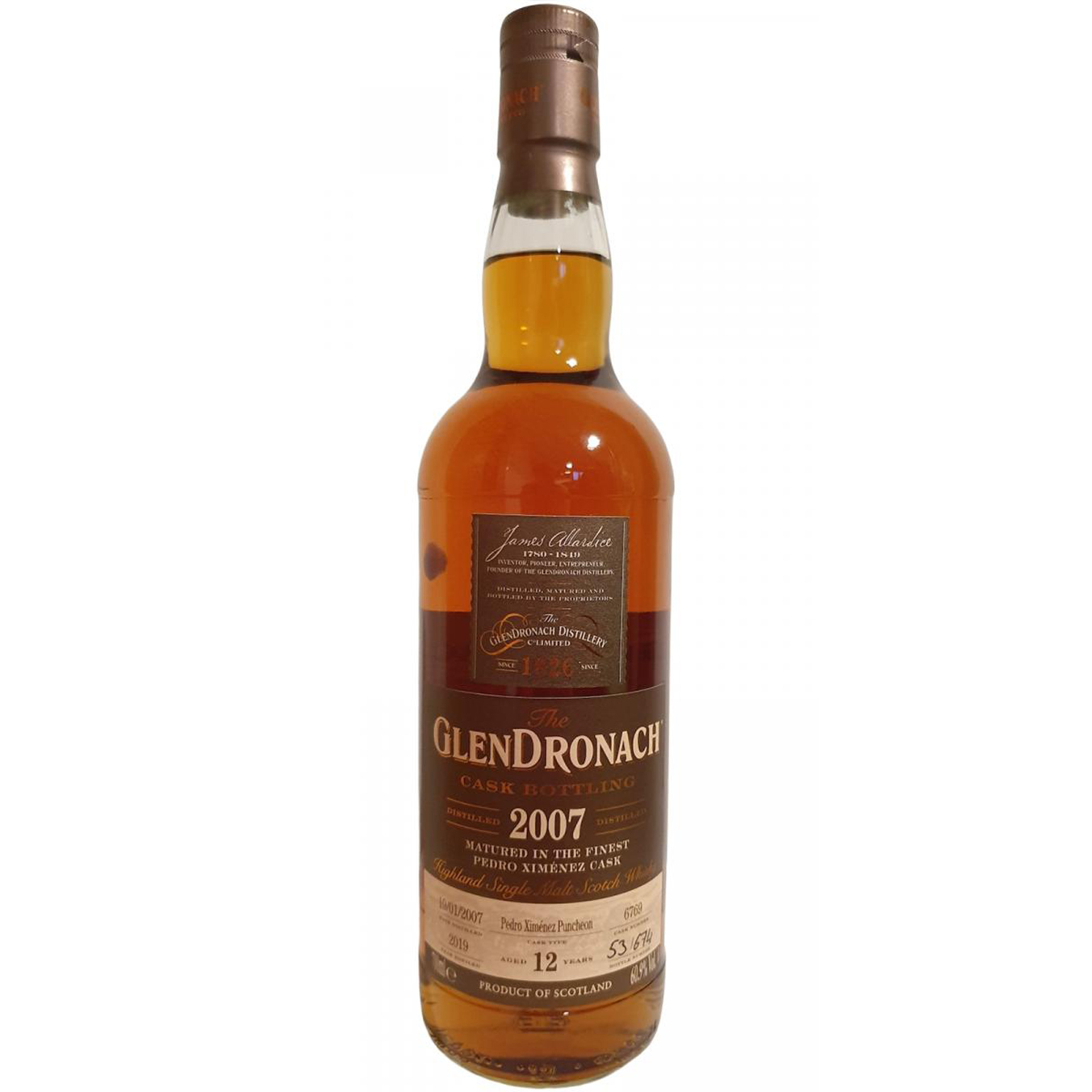 You are currently viewing Glendronach 2007 12 years – cask #6769