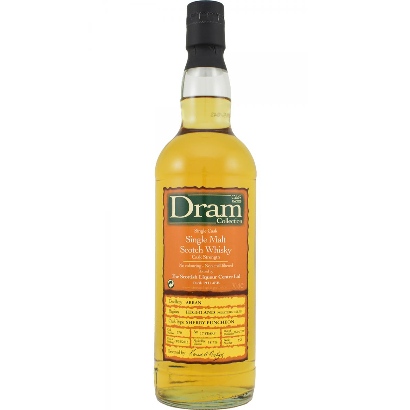 You are currently viewing Arran 1997 17 years – cask #670