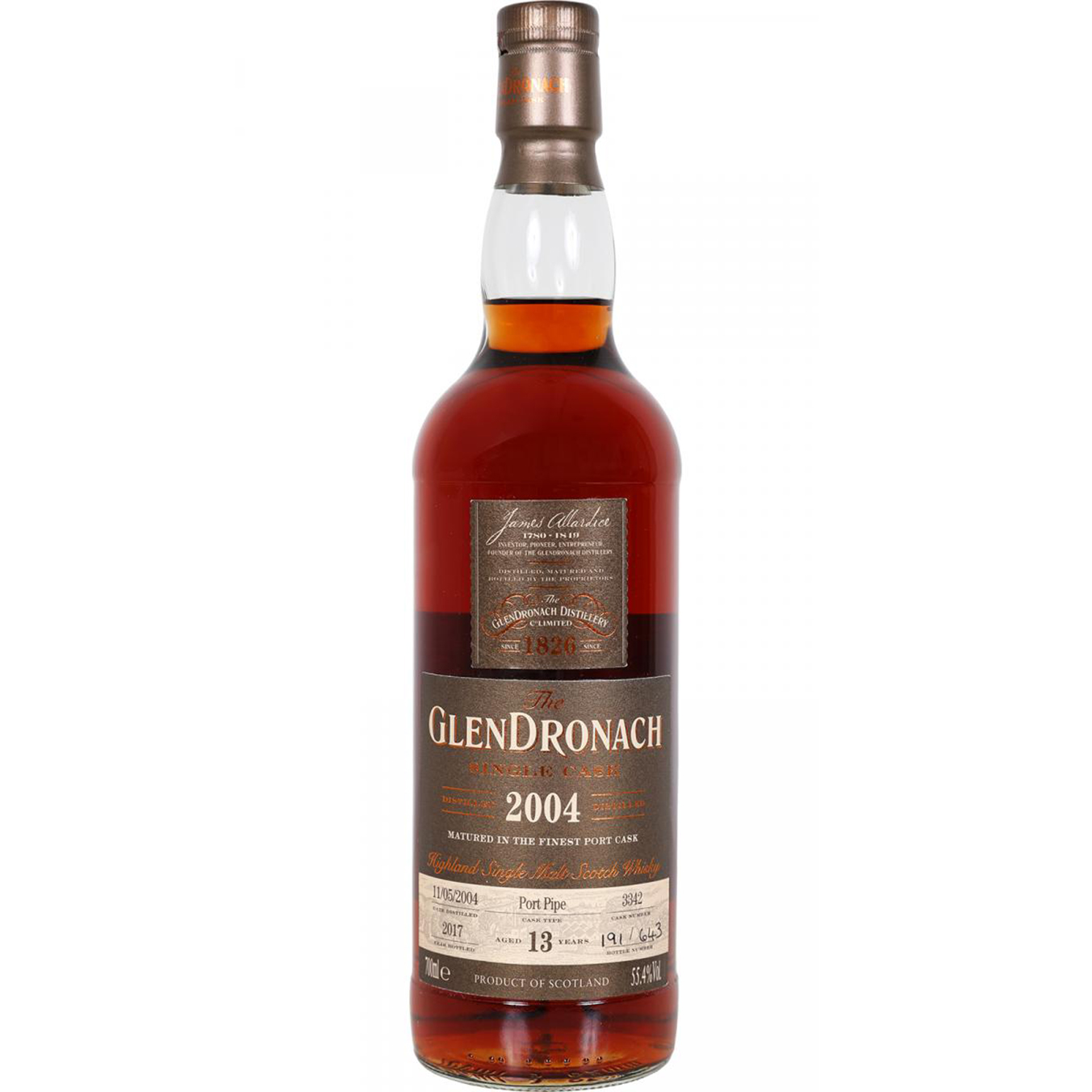 Read more about the article Glendronach 2004 13 years – cask #3342