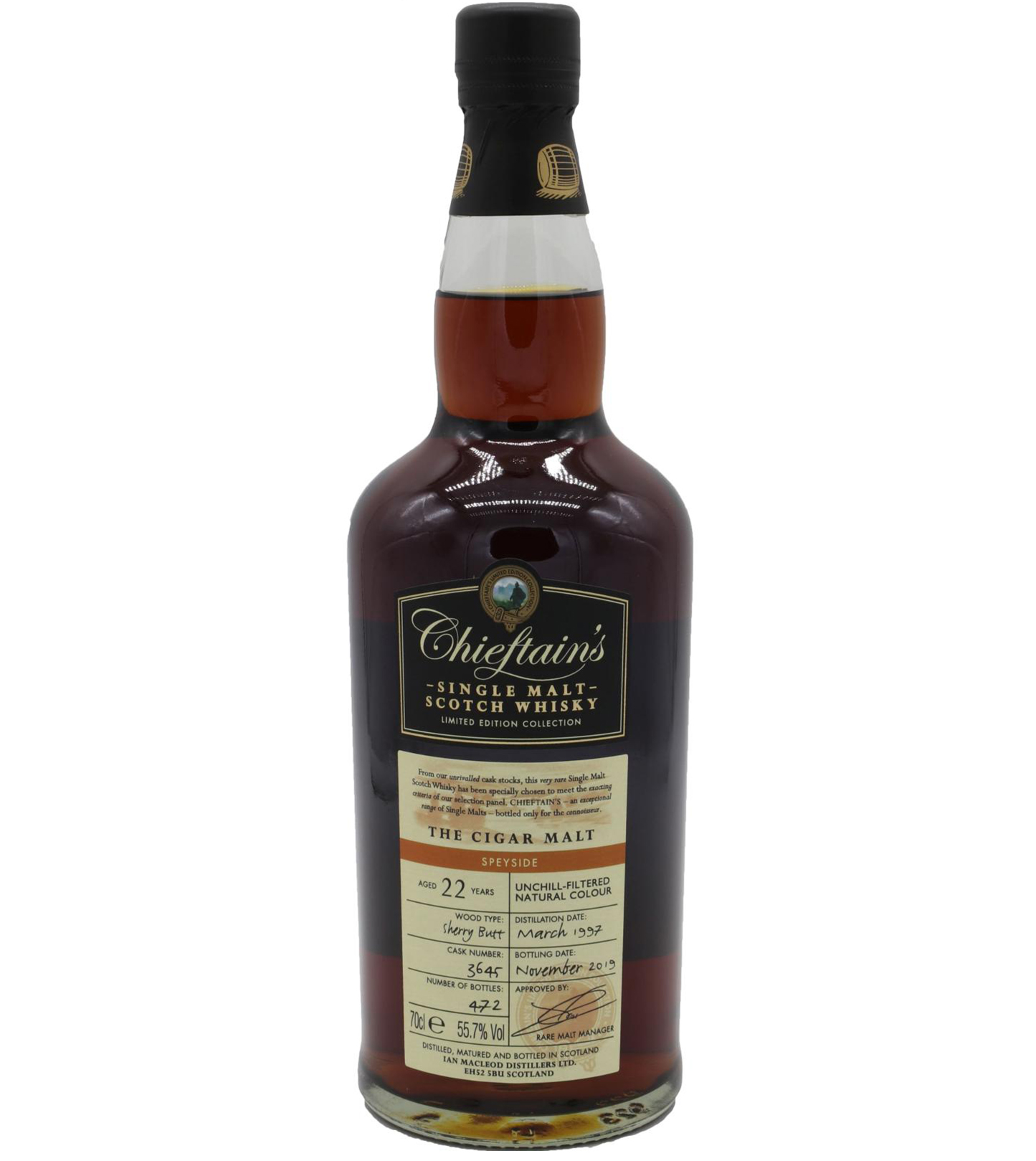 You are currently viewing The Cigar Malt 1997 22 years – cask #3645