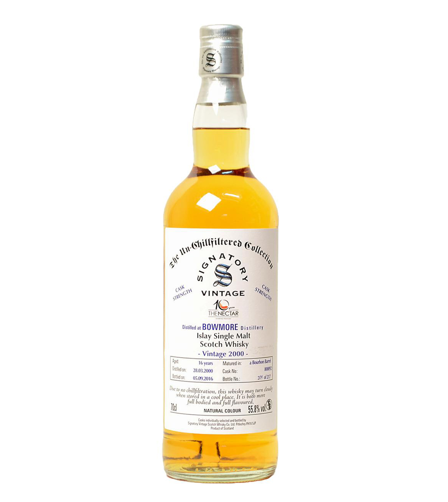 You are currently viewing Bowmore 2000 16 years – cask #800092