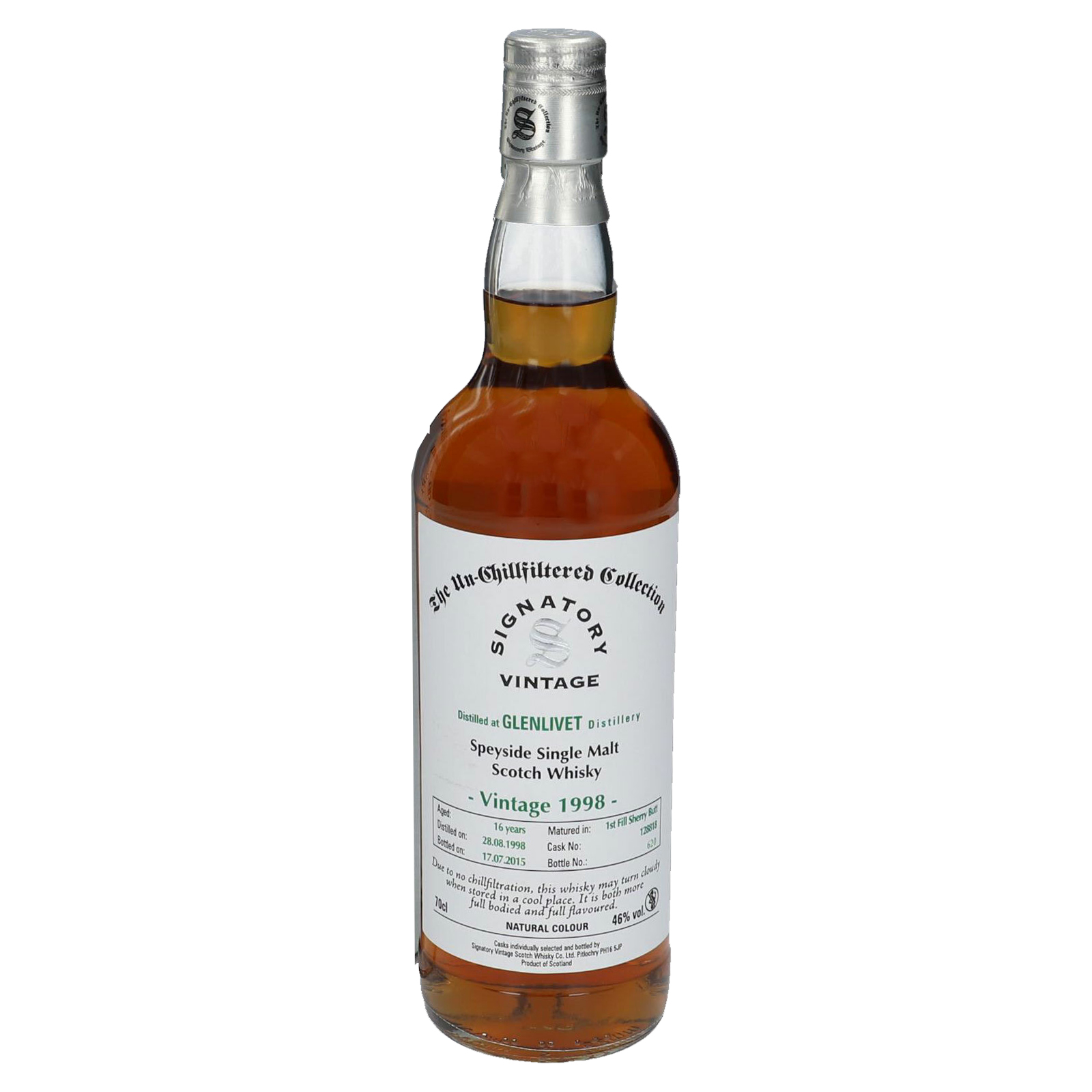You are currently viewing Glenlivet 1998 16 years – cask #128818