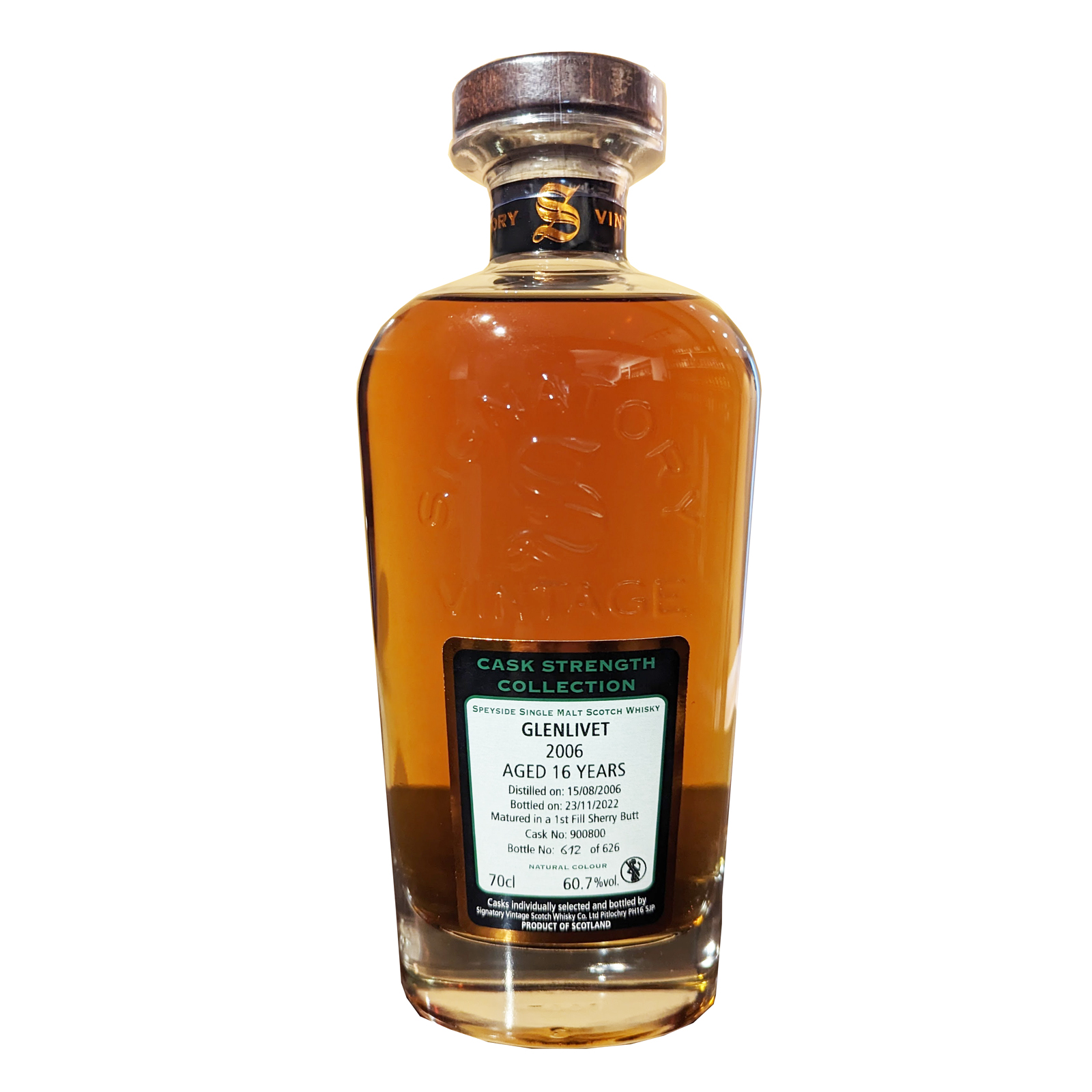You are currently viewing Glenlivet 2006 16 years – cask #900800