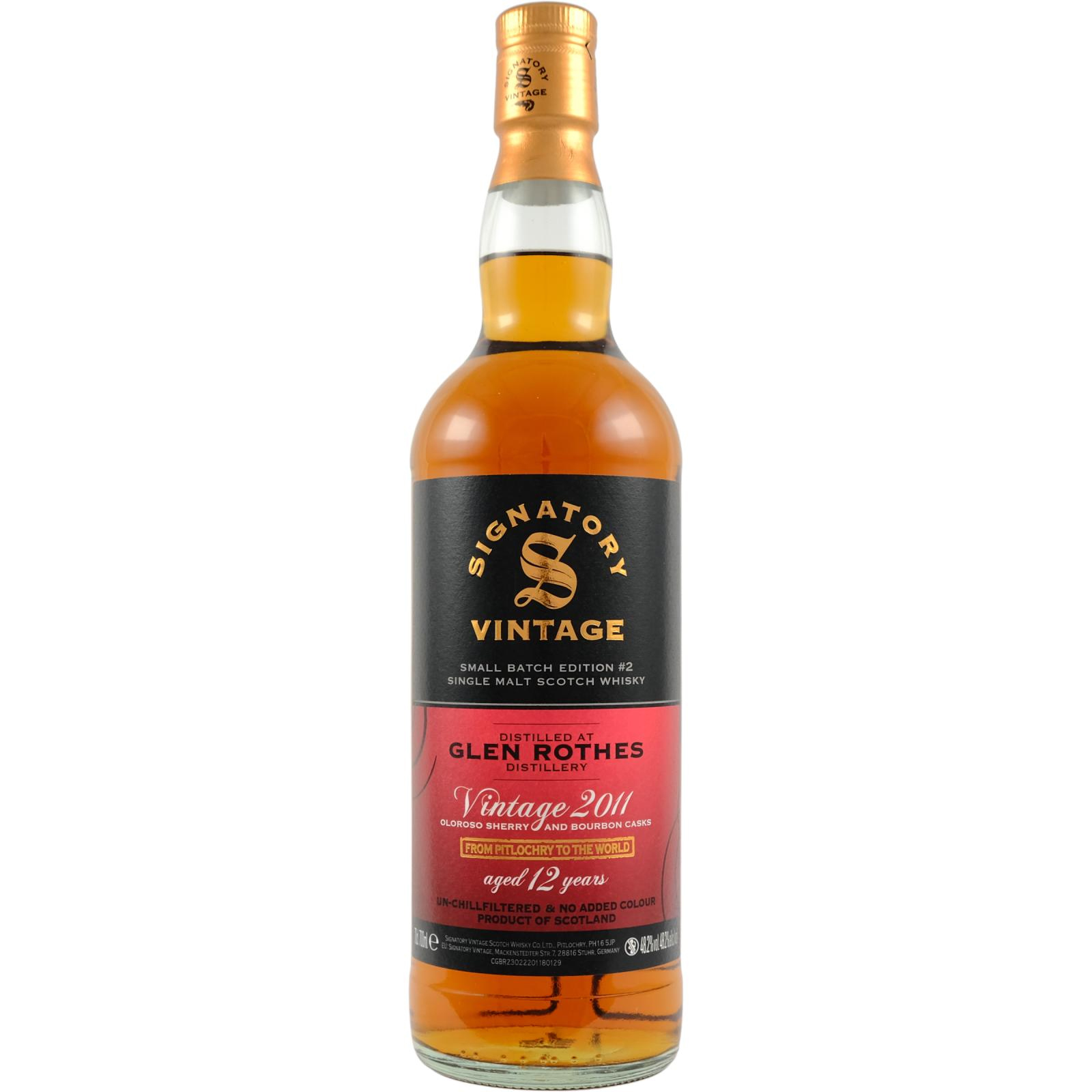 You are currently viewing Glenrothes 2011 12 years